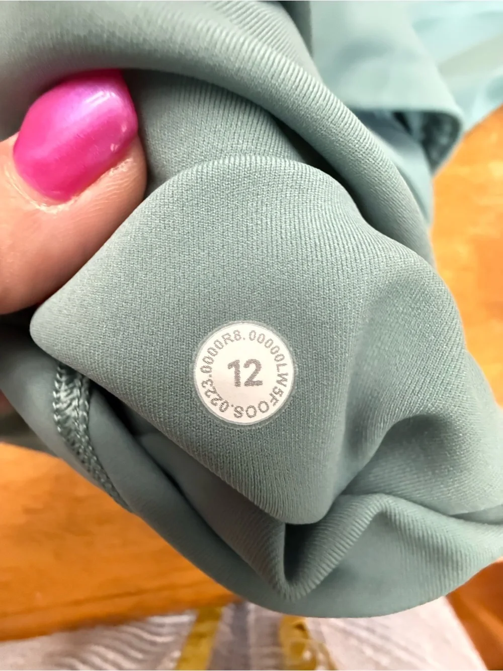 Lululemon lab Luxtreme High-Rise Pant with Pockets 25” 12 Tidewater Teal
